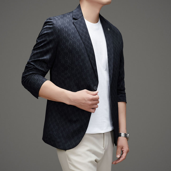 Herren Stylish Business Blazer mit eleganter Struktur und praktischen Taschen Drune