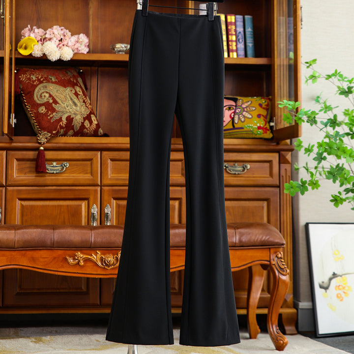 Damen Elegante und figurbetonte Palazzo-Hose Drune