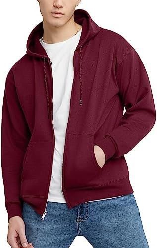 Herren sportlicher Reißverschluss-Hoodie mit seitlichen Taschen Drune