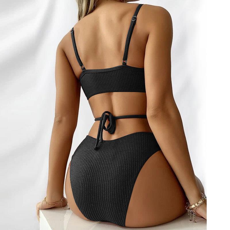 Damen Zweiteiliges Bikiniset mit raffiniertem Schnitt Drune