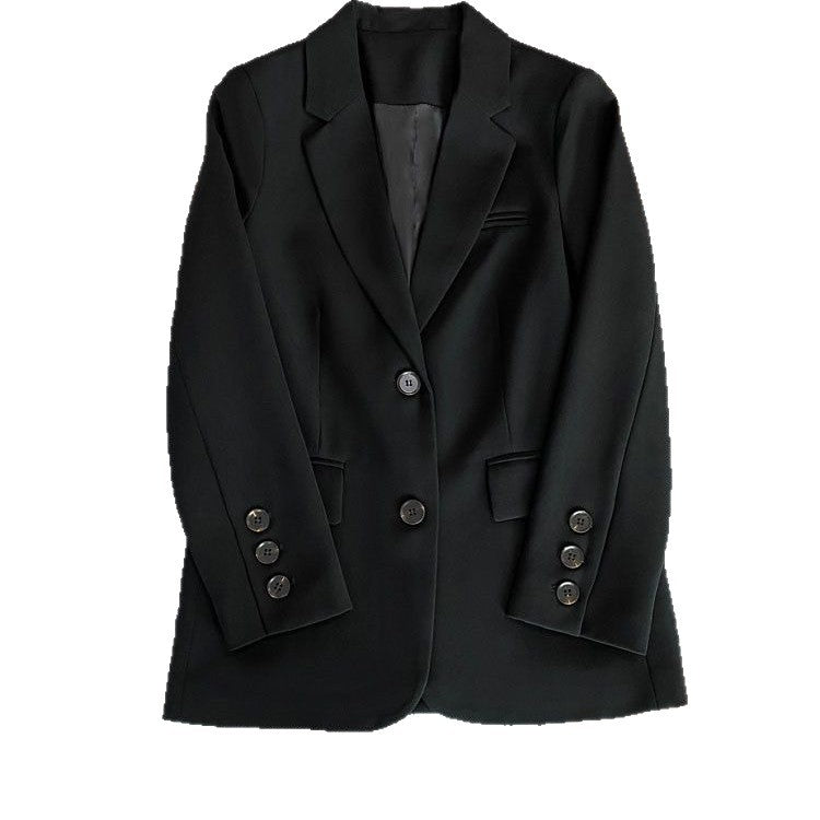 Damen Eleganter Blazer mit modischem Schnitt und dekorativen Knöpfen Drune