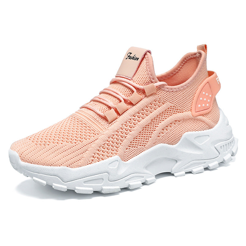 Damen Sportliche Sneaker mit atmungsaktiver Netzstruktur und dämpfender Sohle Drune