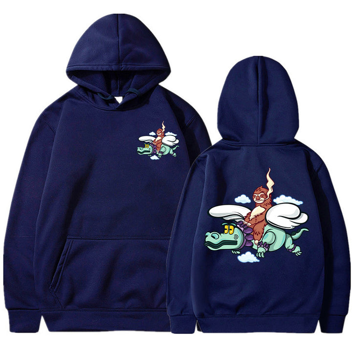 Damen Kapuzenpullover mit verspieltem Grafikdesign und hochwertiger Verarbeitung Drune