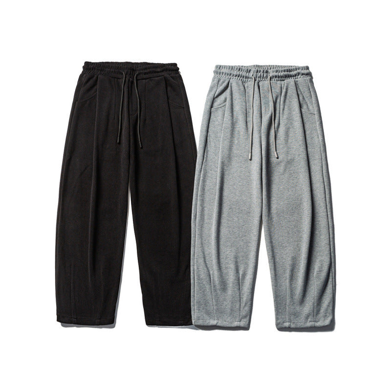 Herren Lässige Sweathose mit hohem Elastikbund, Kordelzug und leichtem Tapered‑Schnitt Drune