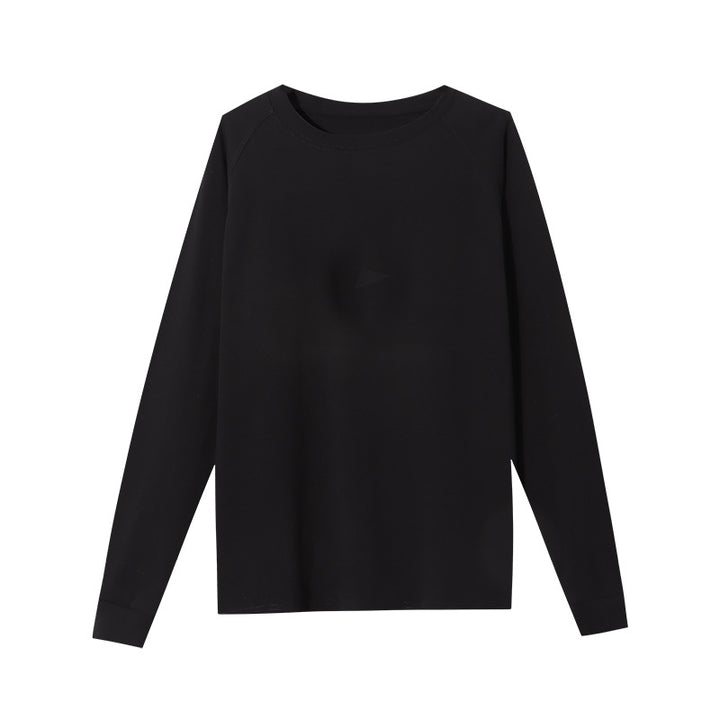 Damen Lässiges Langarmshirt mit hochwertigem Baumwollmix Drune