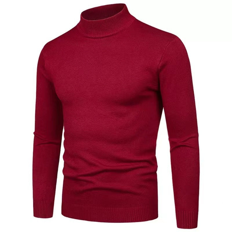 Herren Rollkragenpullover aus hochwertigem Strickmaterial Drune