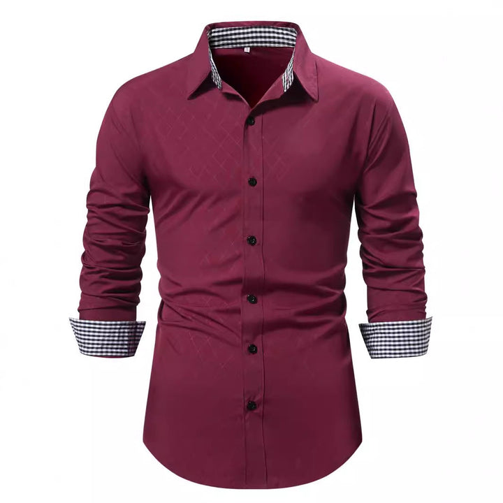 Herren Langarmhemd Drune