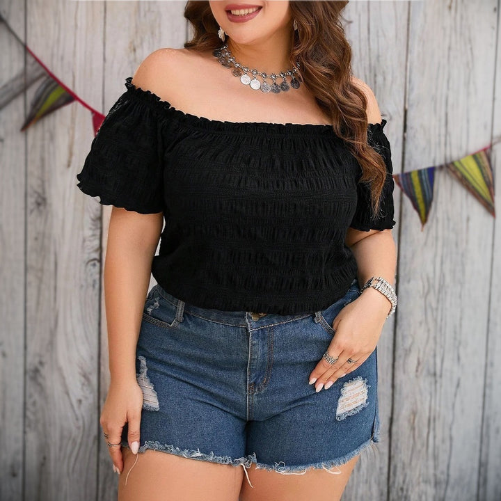 Damen Off-Shoulder Bluse Drune