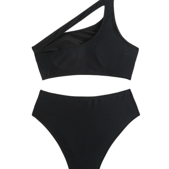 Damen Einseitiger Bikini mit dekorativer Schleife Drune