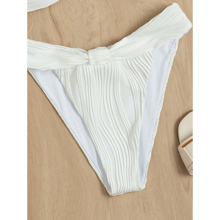 Damen Bandeau-Bikini mit Raffungen Drune