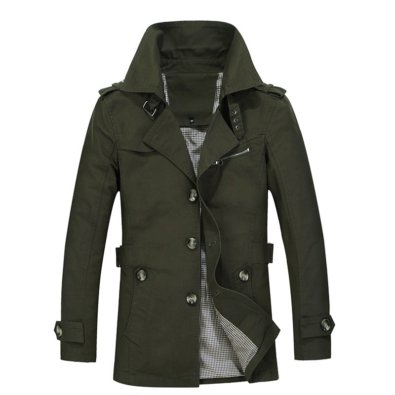 Herren Elegante Übergangsjacke mit praktischem Stehkragen Drune