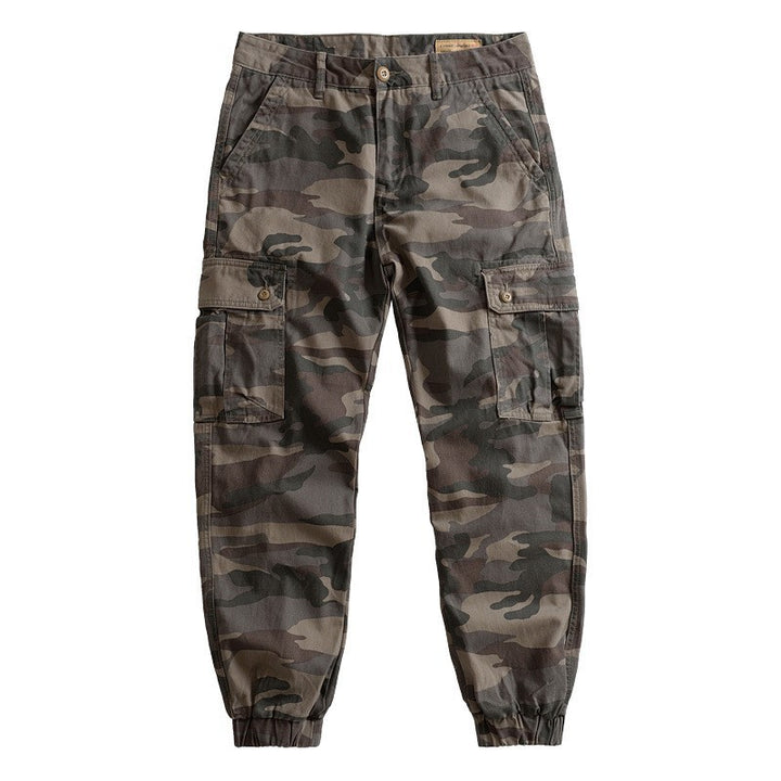 Herren Camouflage Cargo-Hose mit praktischen Taschen Drune