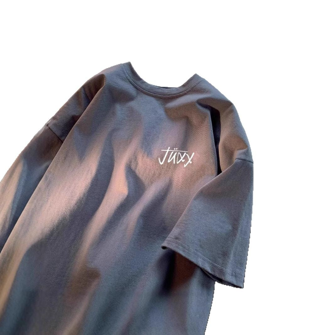 Unisex Lässiges Oversized T-Shirt mit kreativem Aufdruck Drune