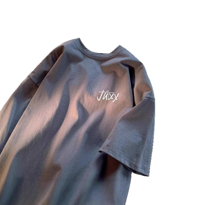 Unisex Lässiges Oversized T-Shirt mit kreativem Aufdruck Drune