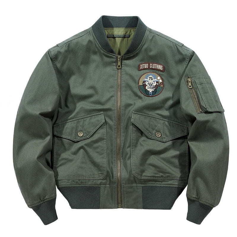 Herren Kurzblouson im Workwear‑Style mit Pattentaschen und Ärmel‑Utilityfach Drune