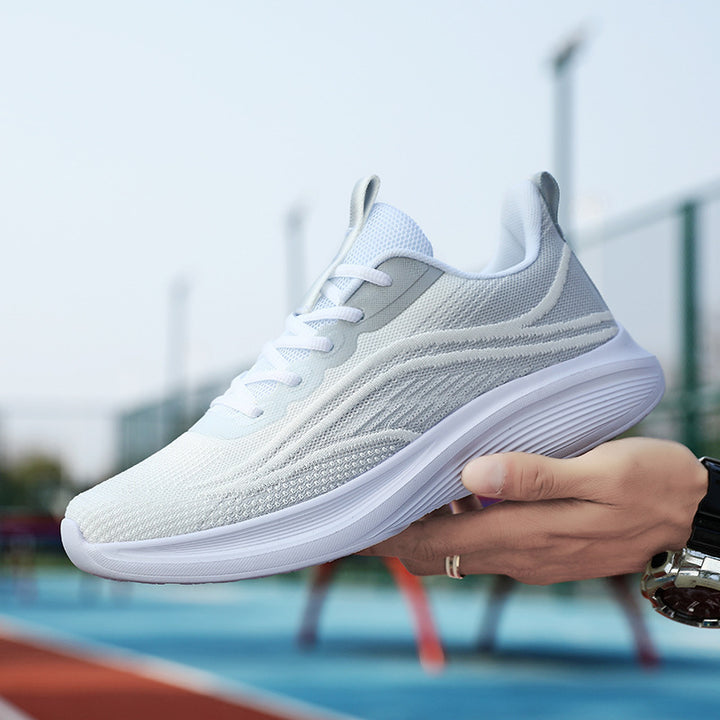 Damen Strick-Sportsneaker mit ergonomischer Formgedächtnis-Schaum-Einlegesohle und profilierter Leichtsohle Drune