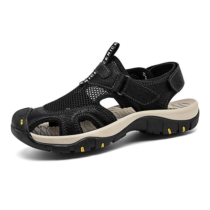 Herren Atmungsaktive Outdoor-Sandalen mit rutschfester Sohle Drune