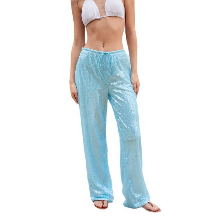Damen Funkelnde Strandhose Drune