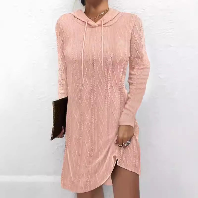 Damen Hoodie-Kleid Drune