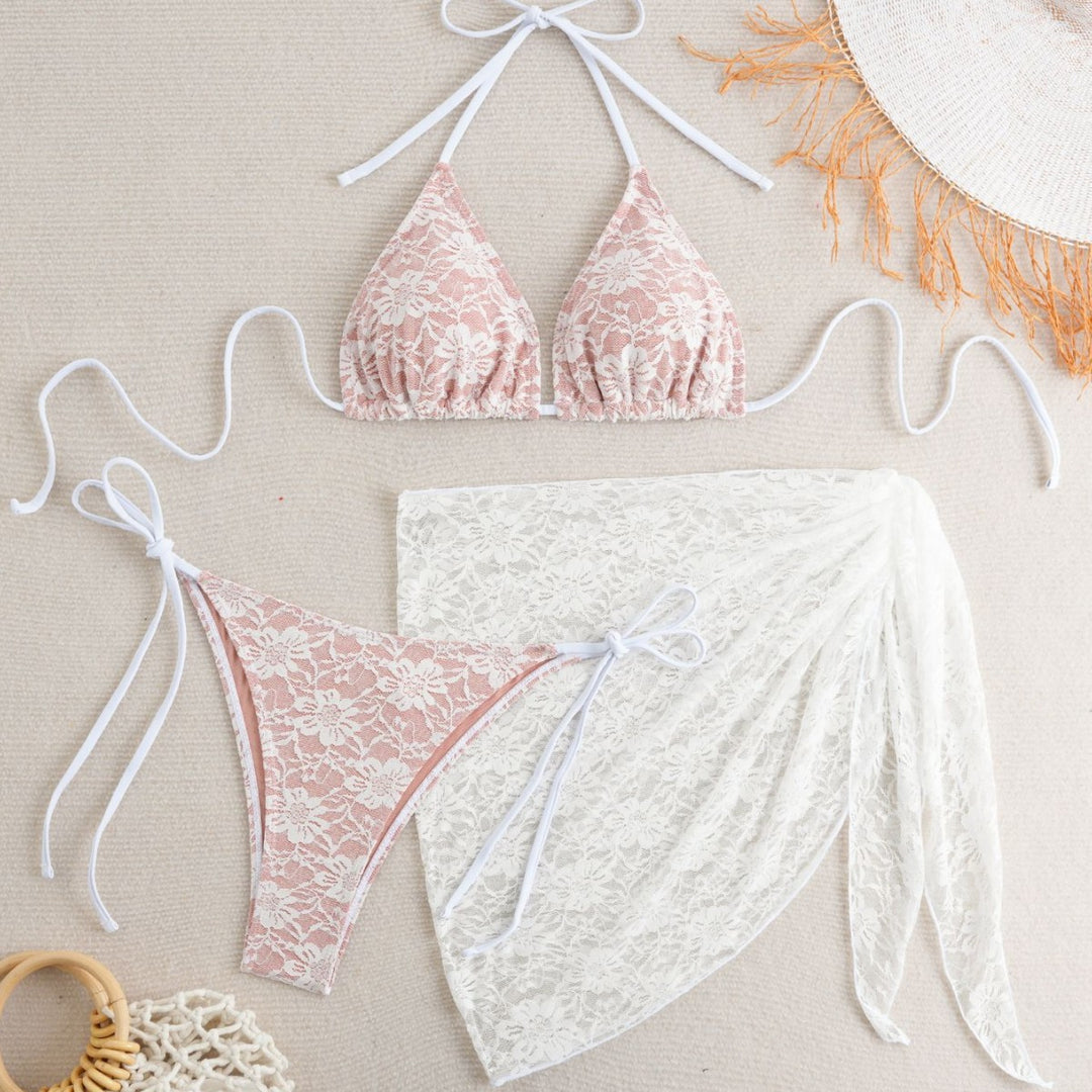 Damen Spitzen-Bikini-Set Drune