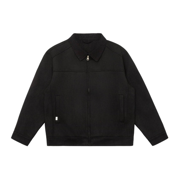 Herren Kurzblouson im Canvas-Workwear-Stil mit Cordkragen Drune