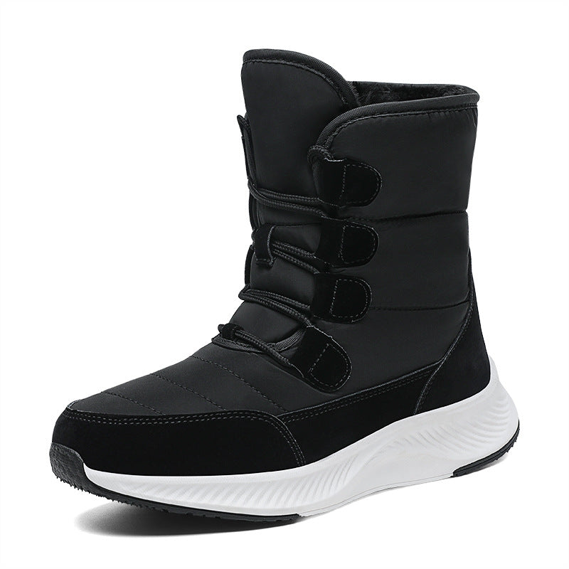 Damen Gefütterte Winterboots mit rutschfester Sohle und schnelltrocknender Oberflächenbeschichtung Drune