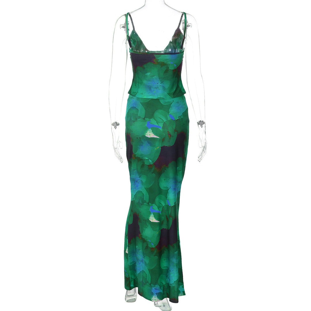Damen Elegantes und figurbetontes Leopardenset Drune