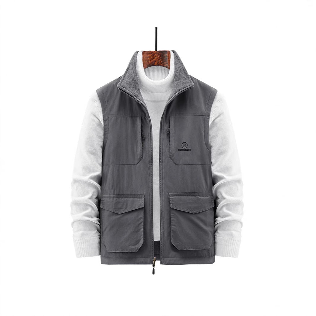 Herren Robuste Funktionsweste mit vielen Taschen Drune