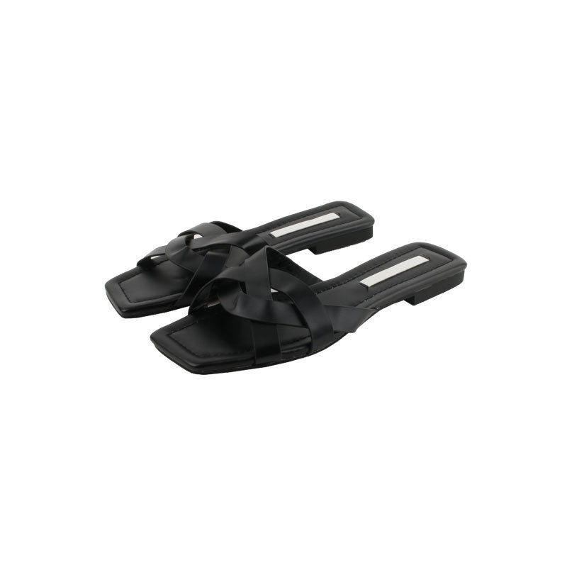 Damen Elegante Kreuz-Über-Wurf Sandalen Drune