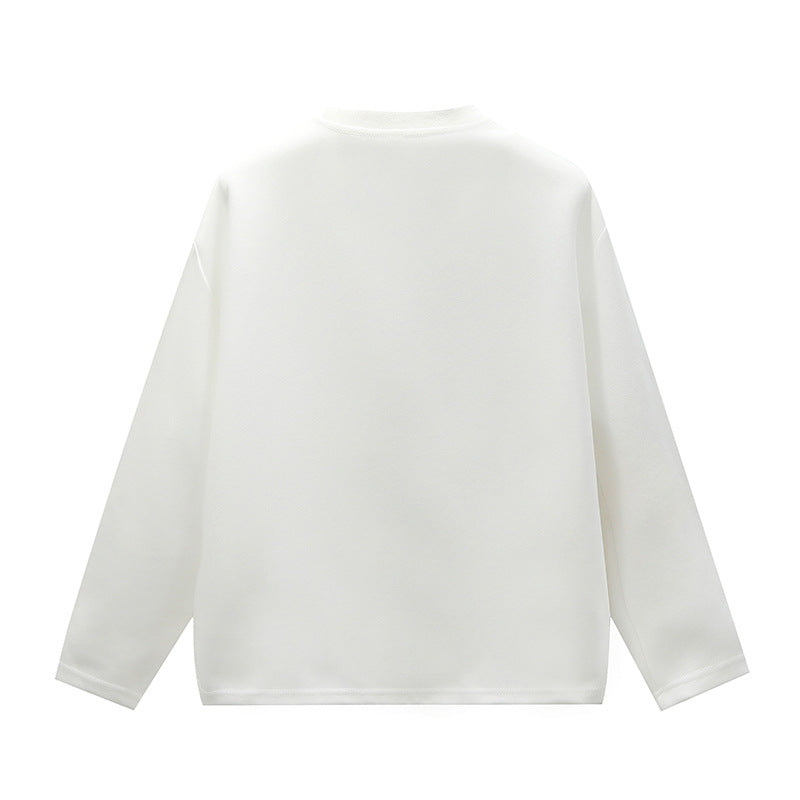 Unisex Minimalistisches Rundhals-Sweatshirt mit Raglanärmeln Drune