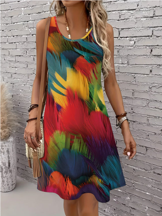 Drune | Stylisches Sommer Boho Halter Kleid