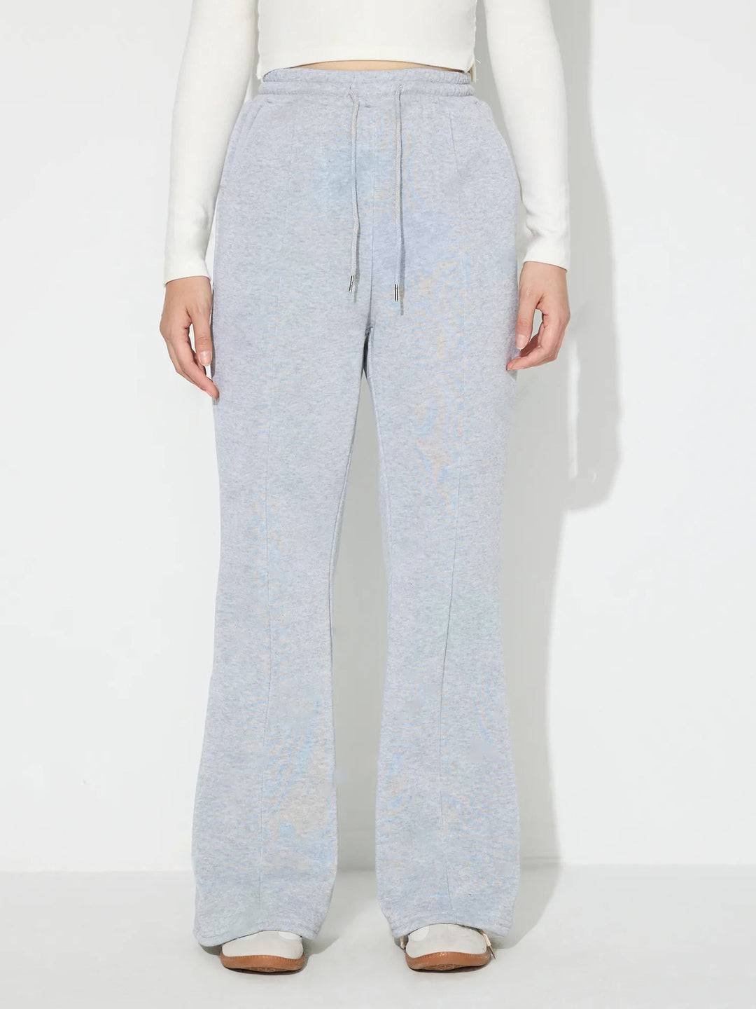 Damen weite Freizeithose im Urban-Style mit elastischem Bund und praktischen Taschen Drune