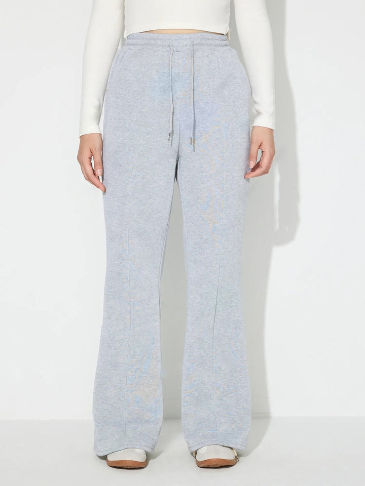 Damen weite Freizeithose im Urban-Style mit elastischem Bund und praktischen Taschen Drune