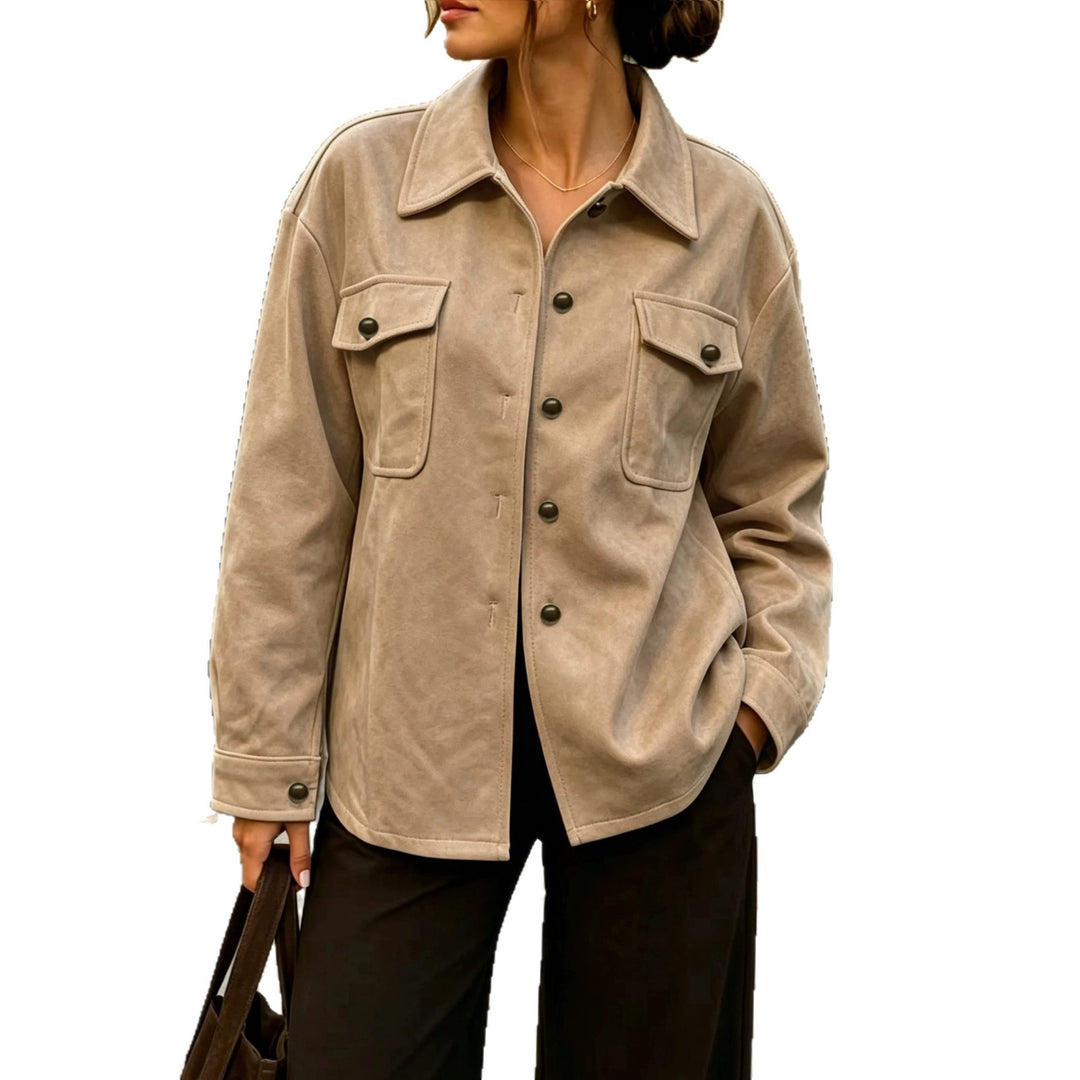 Damen Urbane Overshirt Drune