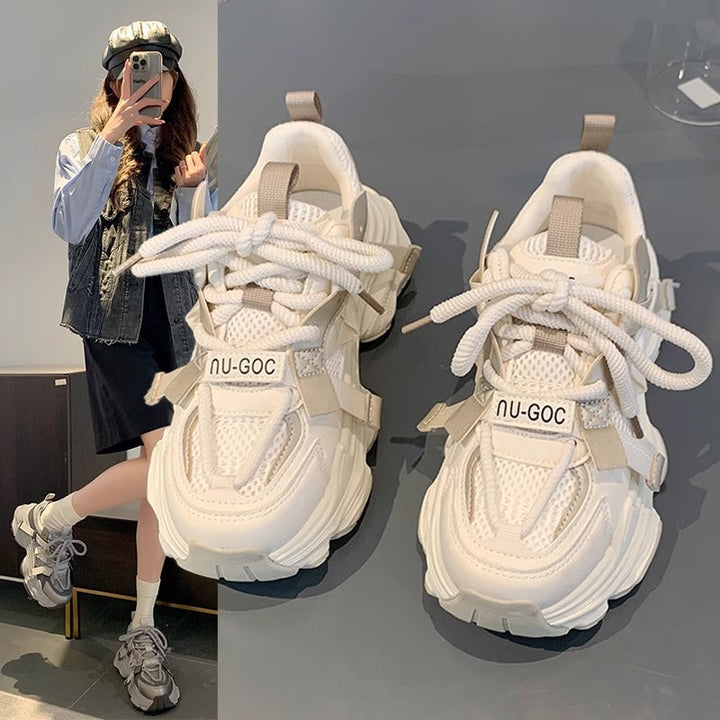 Damen Atmungsaktive Sneakers mit innovativem Schnürsystem Drune