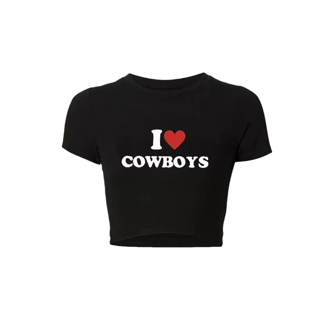 Damen figurbetontes Kurzarm-T-Shirt mit verspieltem Aufdruck Drune