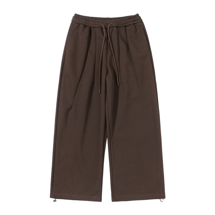 Unisex Weite Cropped Jogginghose mit Tunnelzugbund, Eingrifftaschen und verstellbarem Saum Drune