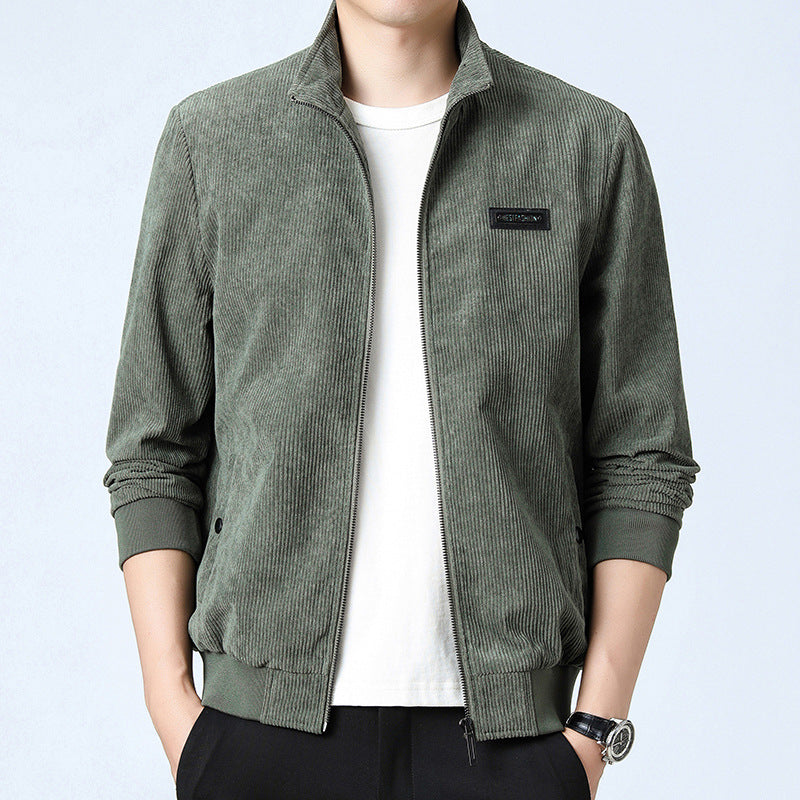 Herren Modische Steppjacke mit kragen Drune
