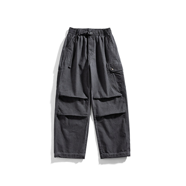 Herren Relaxed Cargo-Hose mit elastischem Bund, Lagen-Paneelen und Utility-Taschen Drune