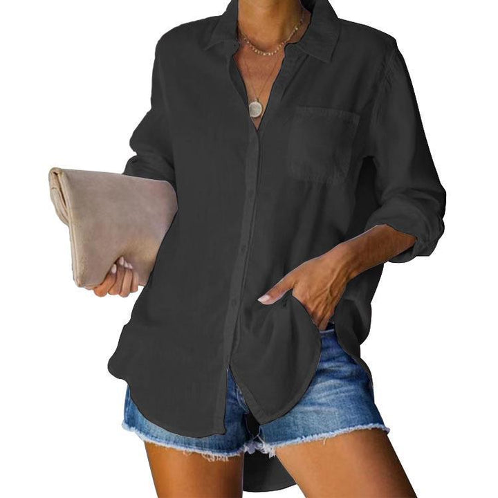Damen lässige Hemdbluse Drune