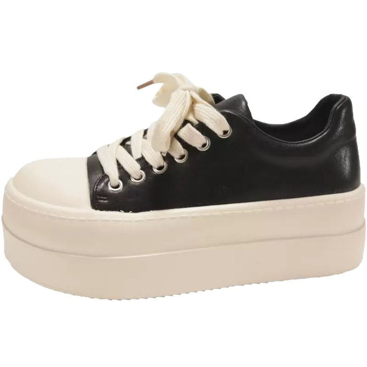 Damen Plateau-Sneaker mit modischem Design und bequemer Dämpfung Drune