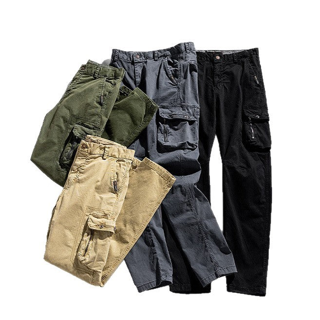 Herren Robuste Utility-Cargohose mit Mehrfachtaschen und verstärkten Kniepartien Drune