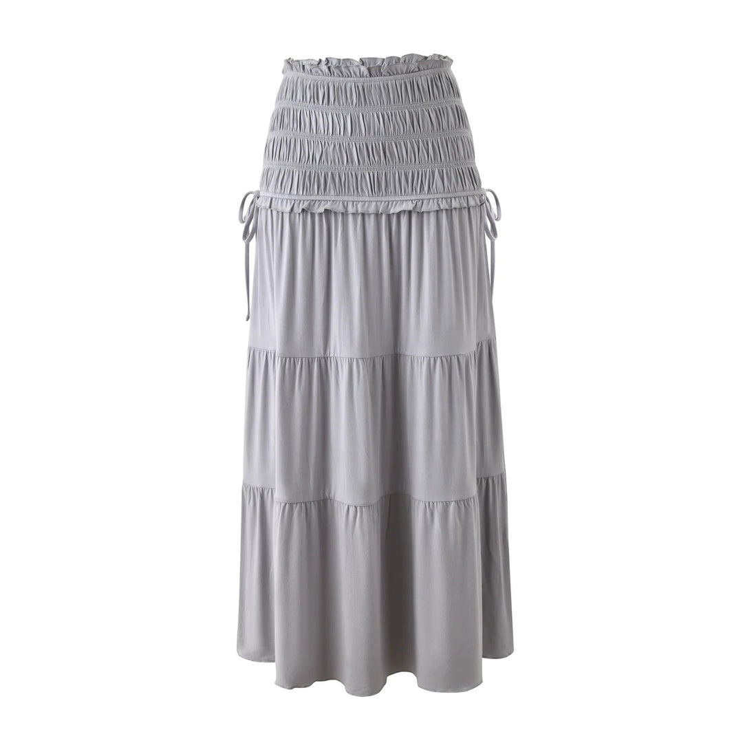 Damen Elegantes Wickeloberteil und maxirock Drune