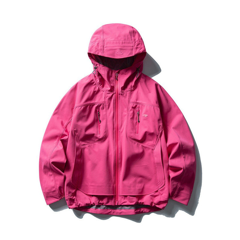 Unisex Technische Softshell-Fieldjacke mit verschweißten Nähten, vier Reißverschlusstaschen und verlängerter Rückenpartie Drune