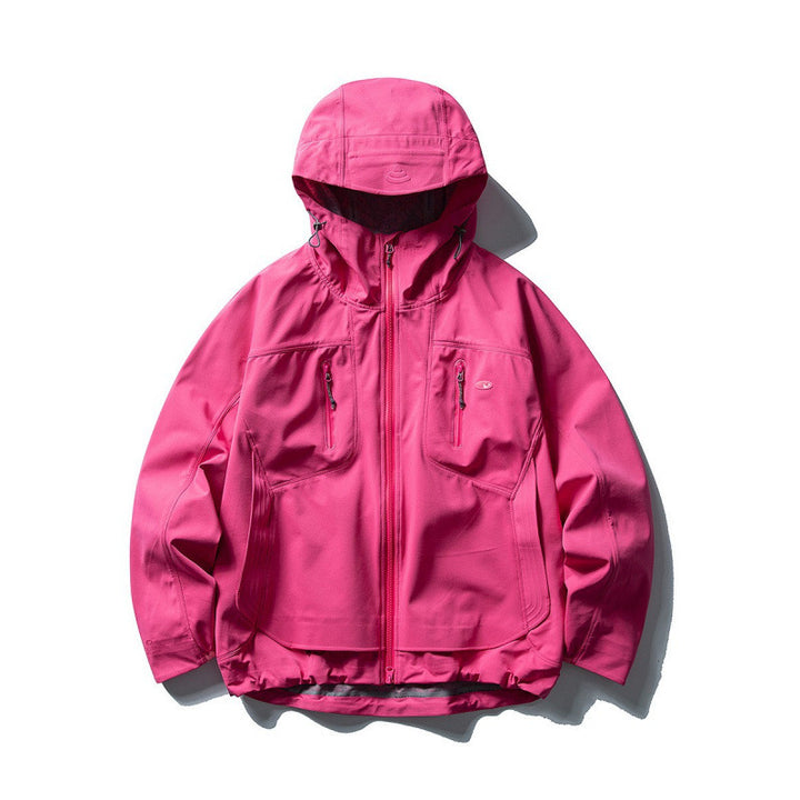 Unisex Technische Softshell-Fieldjacke mit verschweißten Nähten, vier Reißverschlusstaschen und verlängerter Rückenpartie Drune