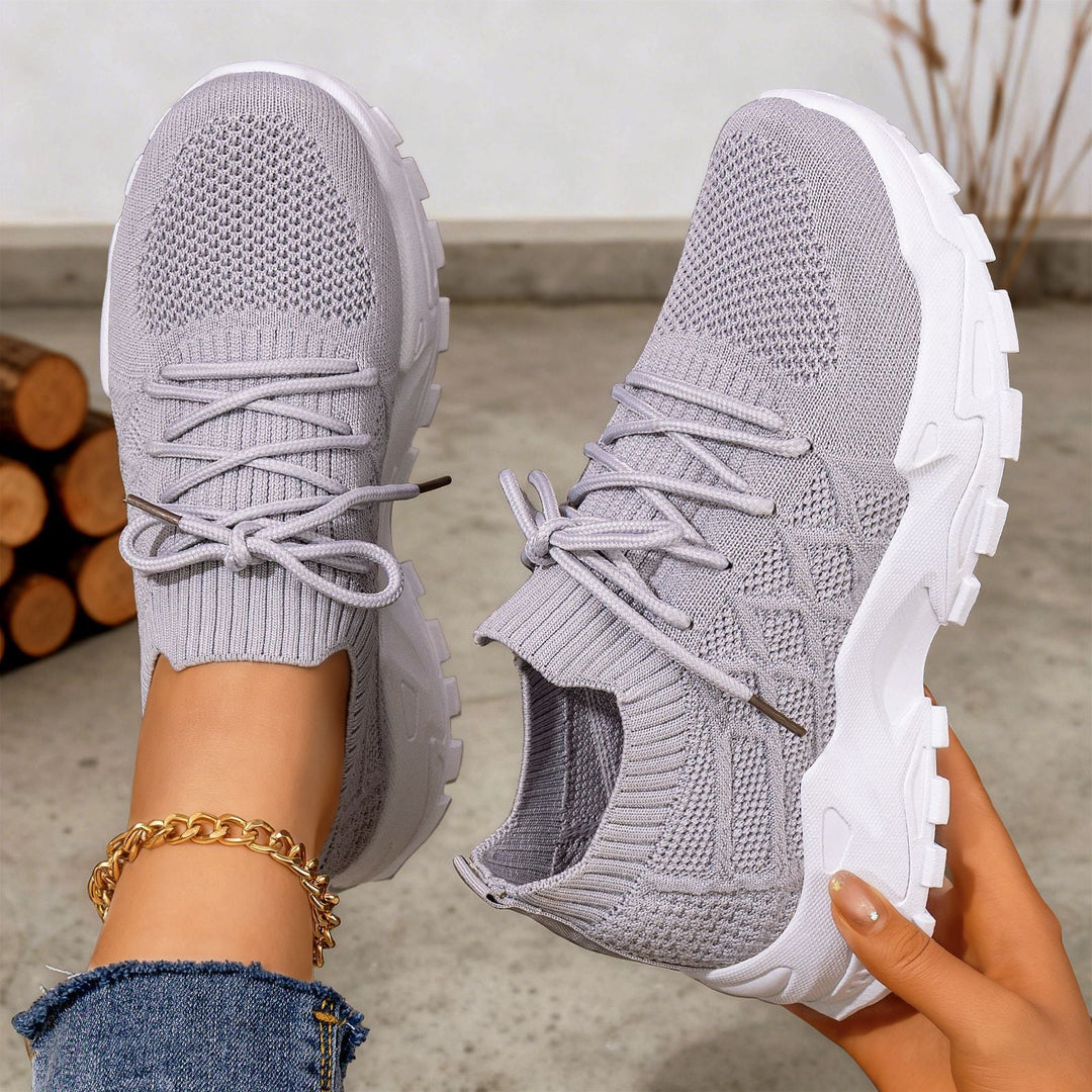 Damen Hochleistungs-Laufschuhe mit flexiblem Strick-Obermaterial Drune