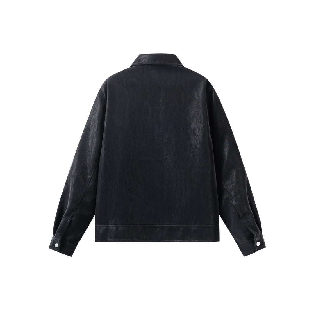 Herren Leichte Bomberjacke im Field‑Style mit durchgehendem Reißverschluss und Zipper‑Brusttaschen Drune