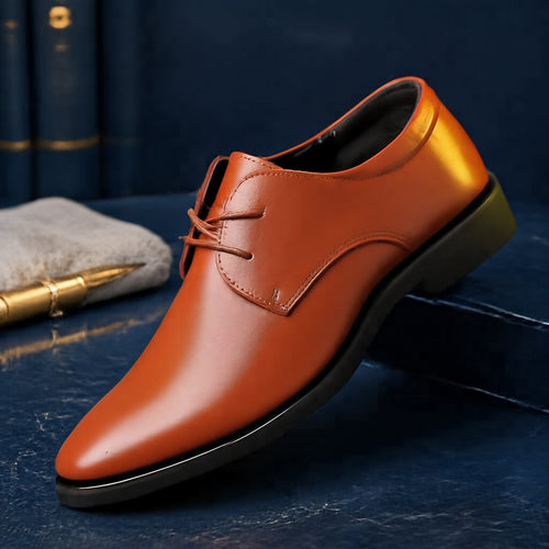 Herren Elegante Lederschuhe Drune