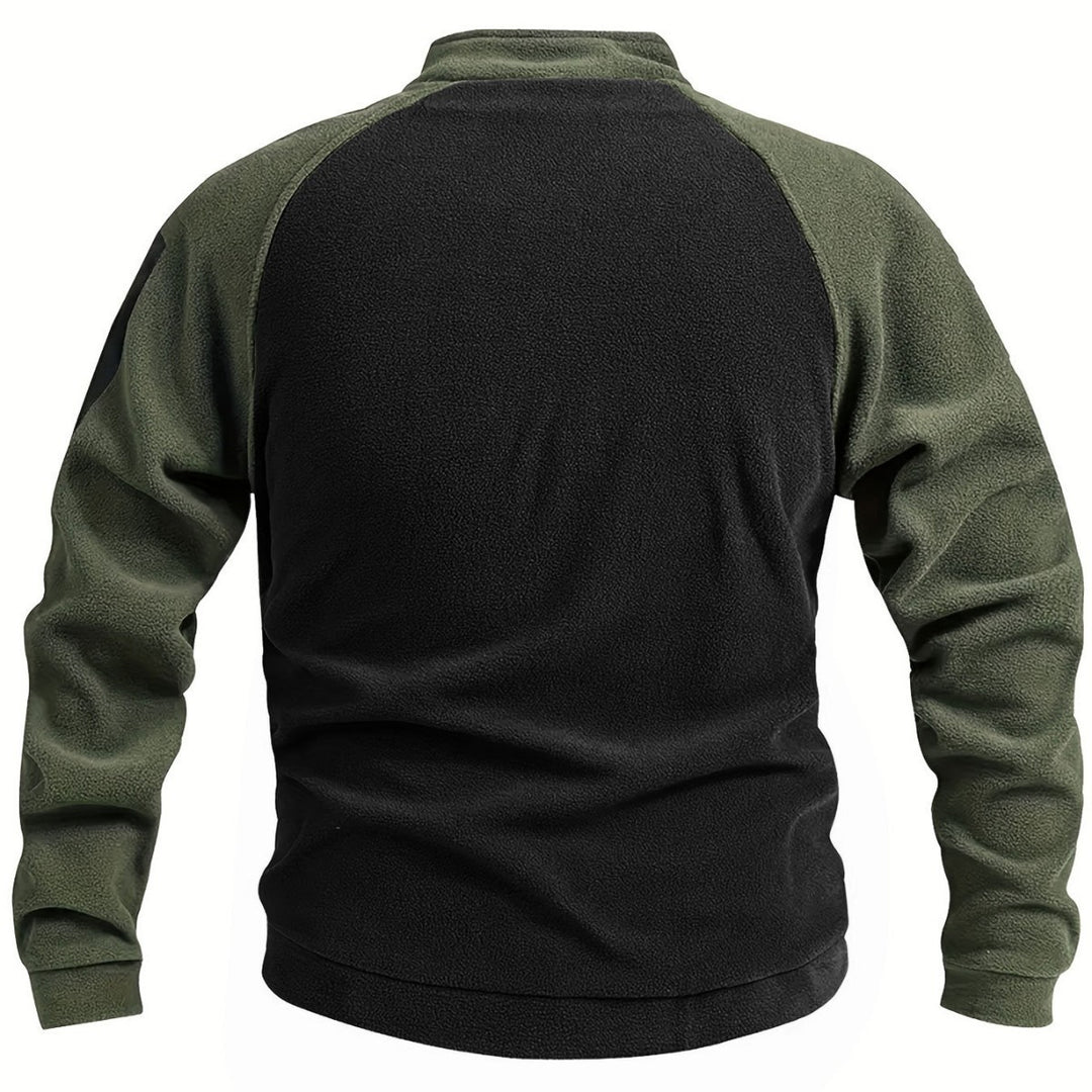 Herren Thermo-Fleecepullover mit Schulter-Reißverschlüssen & Ärmeltasche Drune