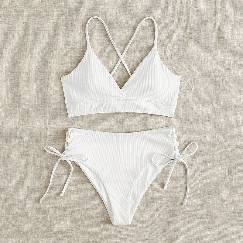 Damen Triangel-Bikini mit raffinierten Kordeldetails Drune